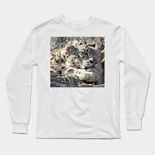 A White mountain lion. Long Sleeve T-Shirt